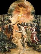 El Greco The Baptism of Christ oil painting